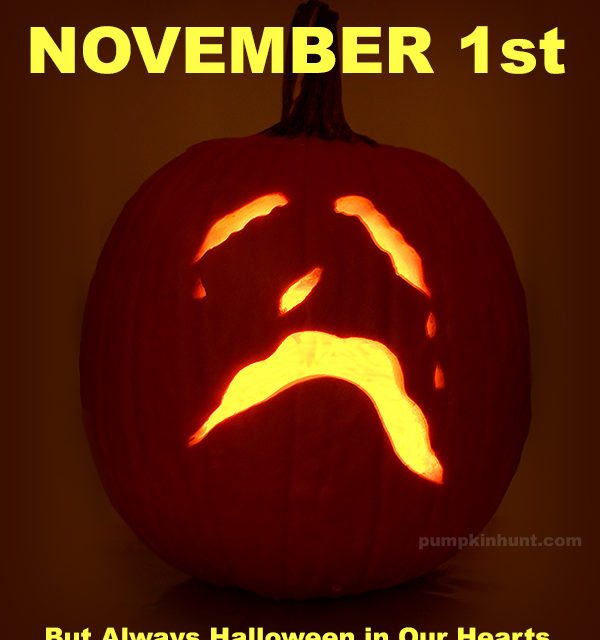 Don’t be sad! Halloween is never more than 11 months away!