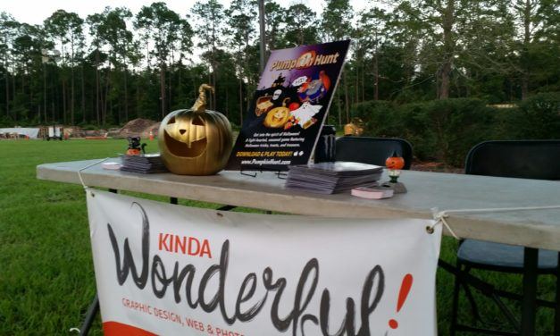 Our Promotional Booth at the 5K