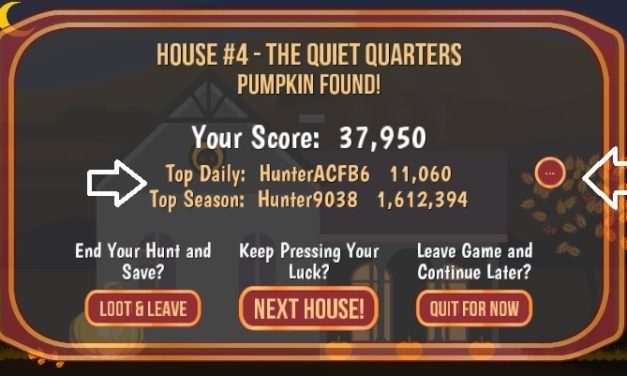 PumpkinHunt Game 1.12 released, more points, more fun, less ads and better Halloween!